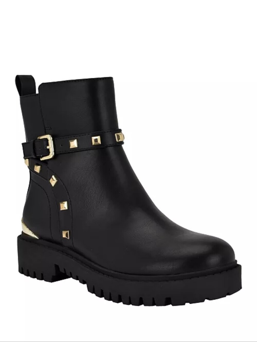 (Ew)GUESS Women's Oliy Studded Chelsea Ankle Boots